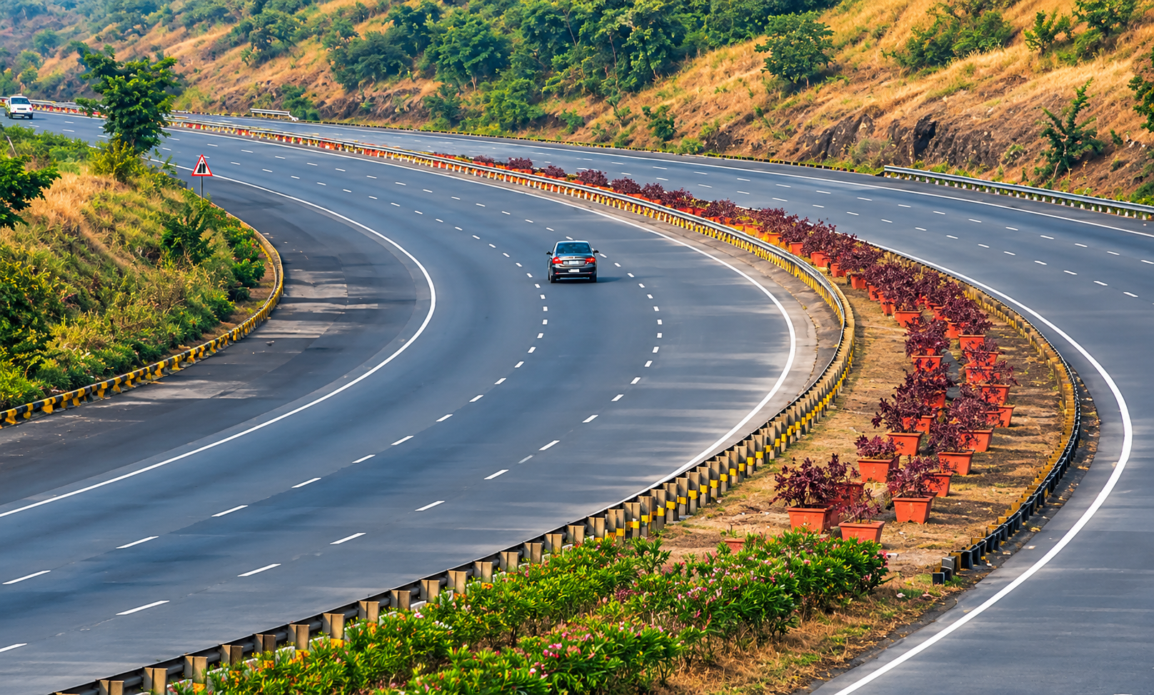 Mumbai Pune Expressway through the regional landscape